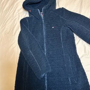 Tommy Hilfiger Navy Blue Hooded Jacket